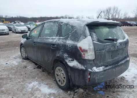 2012 Toyota Prius V Three from USA, damaged, VIN JTDZN3EU3C3084372